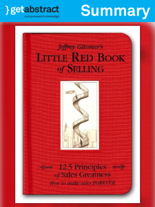 jeffrey gitomer little red book of selling